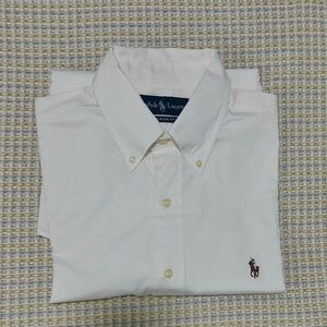 Men button down white shirt